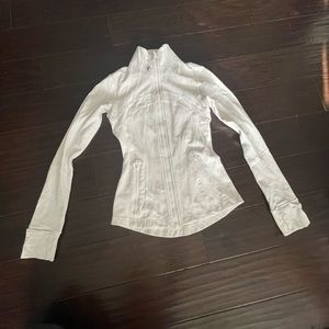 White Lulu Lemon Jacket